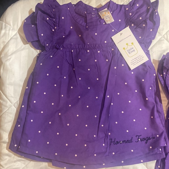 Texas Christian University TCU Horned Frogs Cheer Game Dress - Picture 2 of 9